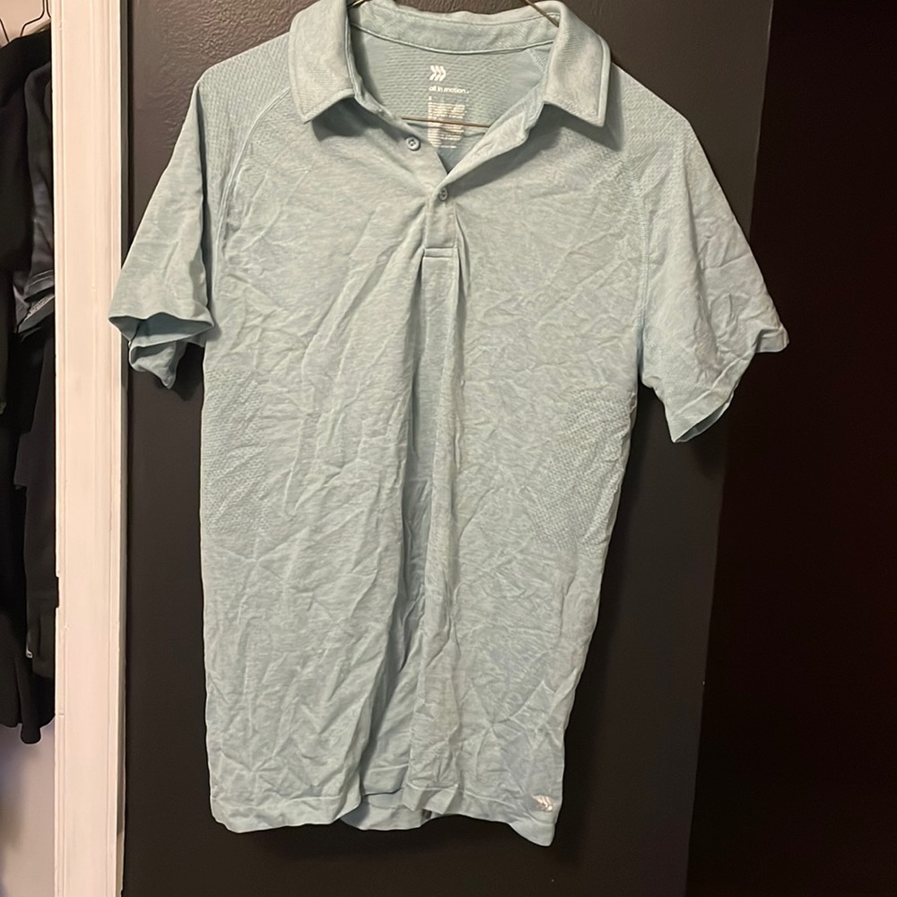 Light blue Mens polo